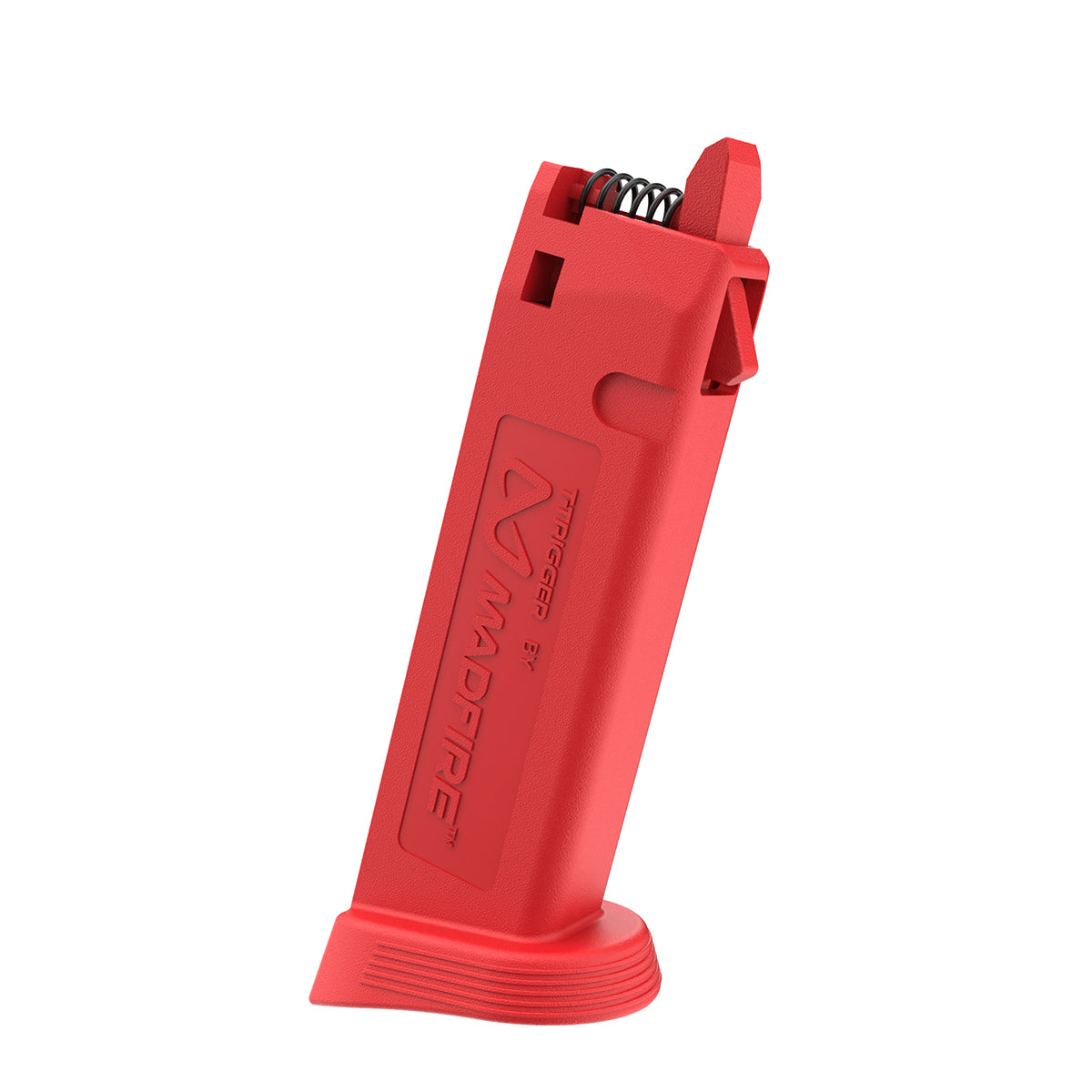 T-TRIGGER trigger reset magazine installed in a 9mm pistol for dry-fire training
