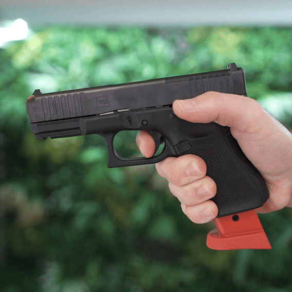 T-TRIGGER demonstrating trigger reset with each trigger pull during dry-fire training